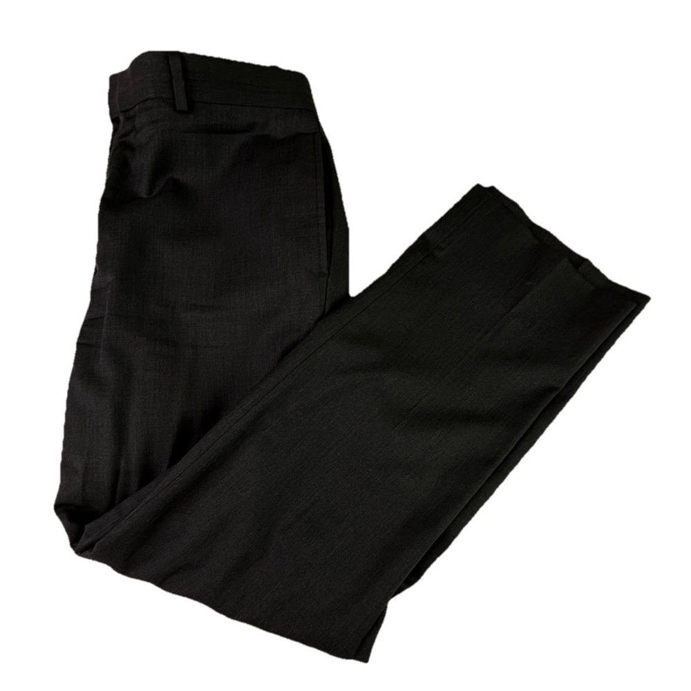 Brooks Brothers Regent Pants Mens 34 x 30 Dark Gray Wool‎ Dress Slacks With Flaw